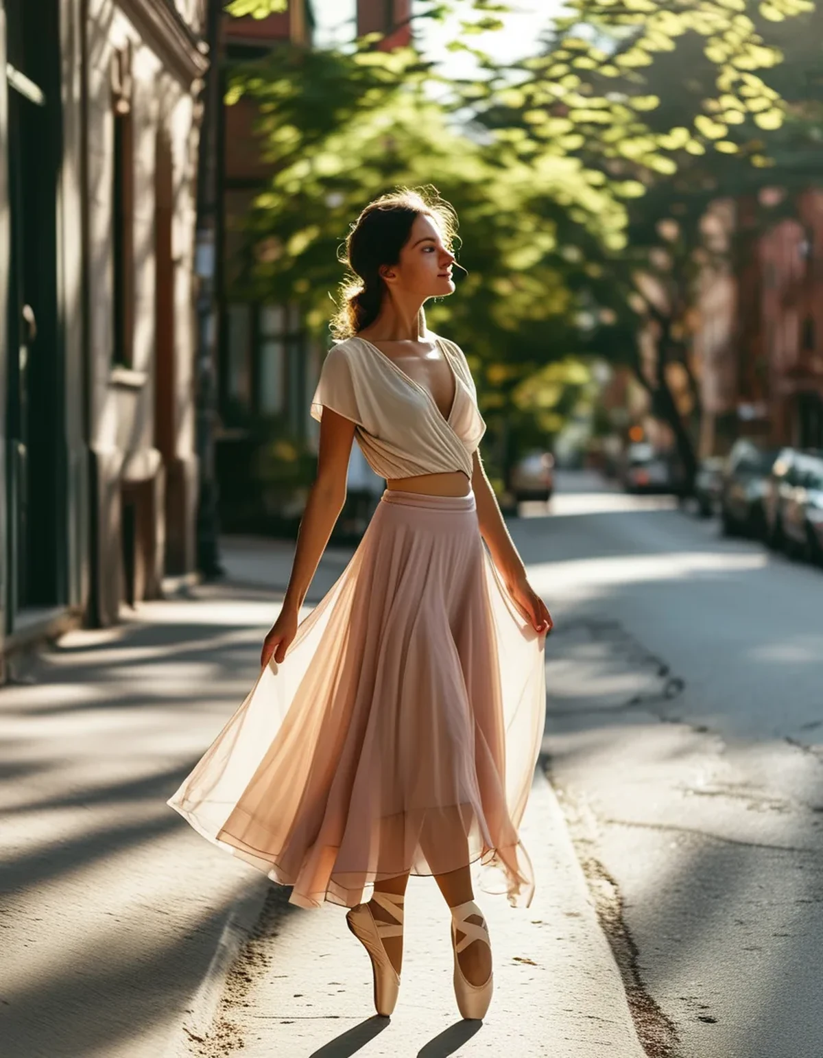 Balletcore in the In-Between: What to Wear When It Is Too Warm for Knits